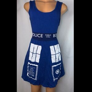 Blue and White Kids Dress